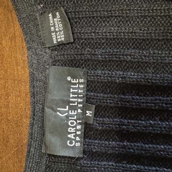 Vintage Carole Little Sport Petite Embellished Sweater Vest - Picture 6 of 6